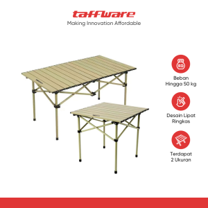 TaffSPORT Meja Lipat Piknik Portable Foldable Camping Table with Bag - AF59