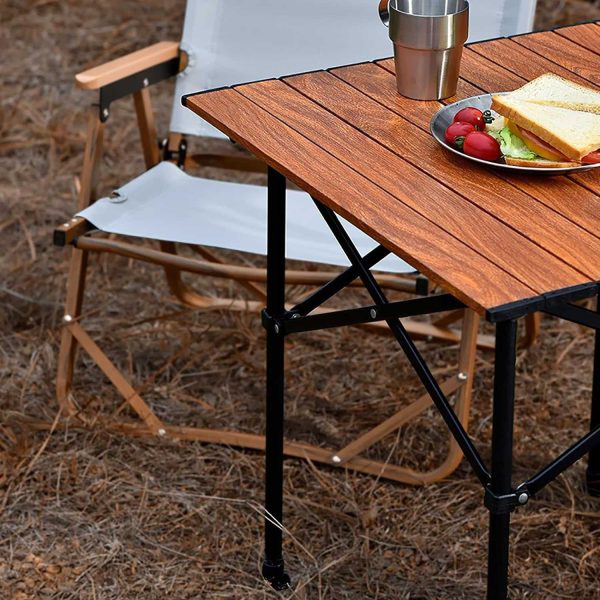 TaffSPORT Meja Lipat Piknik Portable Foldable Camping Table with Bag - AF59