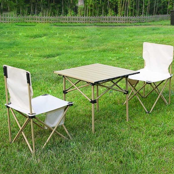 TaffSPORT Meja Lipat Piknik Portable Foldable Camping Table with Bag - AF59