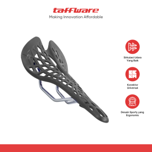 TaffSPORT Jok Sadel Sepeda Bike Saddle Ergonomics Hollow Ultralight - FX11