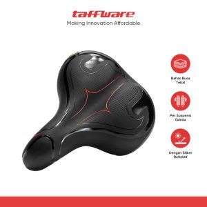 TaffSPORT Sadel Sepeda Comfortable Bike Spring Shock - SX-2020