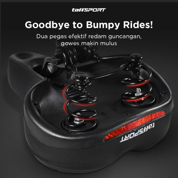 TaffSPORT Sadel Sepeda Comfortable Bike Spring Shock - SX-2020