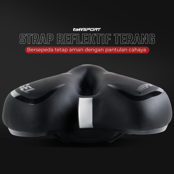 TaffSPORT Jok Sadel Sepeda Bike Saddle Silicone Gel Cushion - YP081