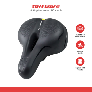 TaffSPORT Jok Sadel Sepeda Kulit Soft Pad Casual Style - UE55