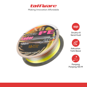 TaffSPORT Senar Tali Pancing PE Braided Fishing Line 100M - X8