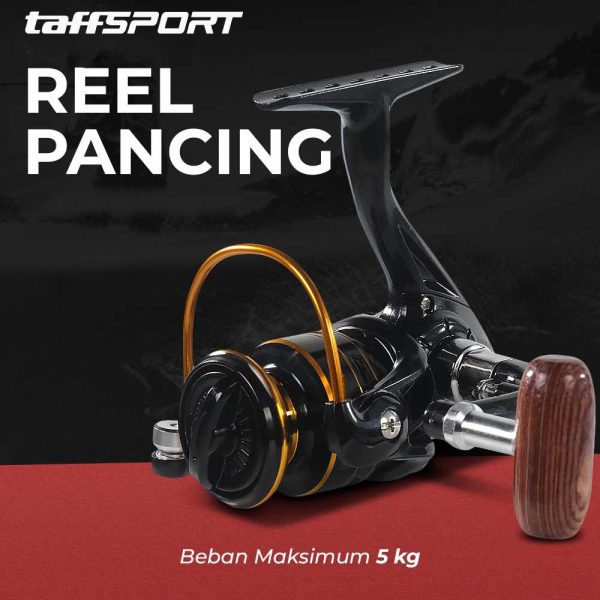 TaffSPORT Reel Pancing Spinning Fishing Reel Gear Ratio 5.2:1 - SU800