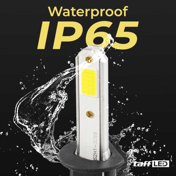 TaffLED Lampu Depan Mobil LED COB Headlamp 8000 Lumens IP65 Cool White - S2