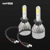 TaffLED Lampu Depan Mobil LED COB Headlamp 8000 Lumens IP65 Cool White - S2
