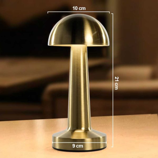TaffLED Lampu Meja Hias Touch LED USB Rechargeable Tri Color 1200mAh - CF-12