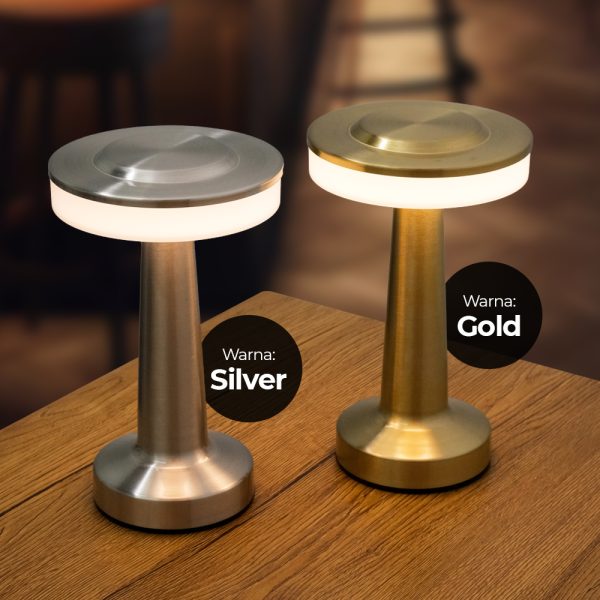 TaffLED Lampu Meja Hias Touch LED USB Rechargeable Tri Color 1W - BRF5