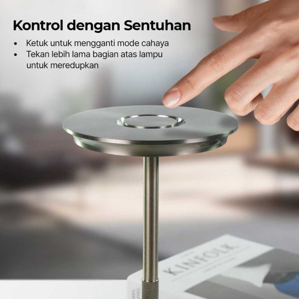TaffLED Lampu Meja Hias Desk Lamp Restaurant Bar USB 3in1 Color - TW54