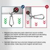 Taffware Magnet Gantungan Serbaguna Carabiner Hook Neodymium 36kg - L32