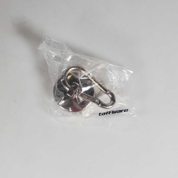 Taffware Magnet Gantungan Serbaguna Carabiner Hook Neodymium 36kg - L32