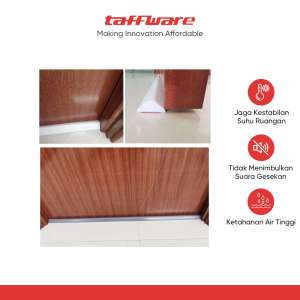 TaffHOME Lis Strip Pintu Sealing Strips Water Stopper Bar 1M - IB311