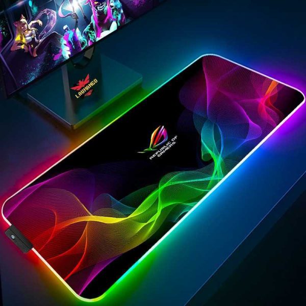 TaffGO Gaming Mouse Pad Illuminated RGB 800x300x3mm - GMS-GB-5
