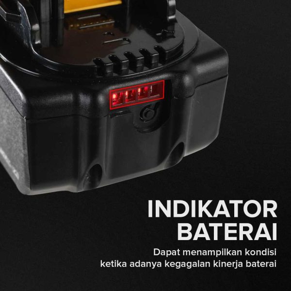 Taffware Baterai Lithium 5C Electric Power Tools 18V 3.0Ah - BL1860B