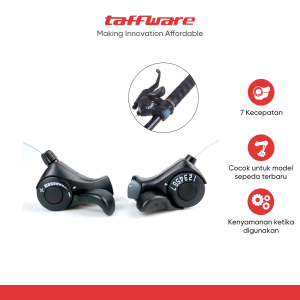 TaffSPORT Apex 7 Speed Trigger Shifter Sepeda Gunung 2 PCS - SL-TX30
