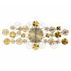 TaffHOME Jam Dinding Besi Elegan Modern Clock Silent Movement 99cm - F33898