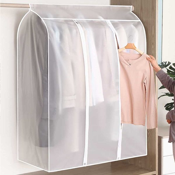 TaffHOME Cover Pakaian Gaun Jas Anti Debu PEVA 50x80x90 cm - CY-08
