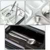 TaffHOME Kotak Makan Lunch Box Stainless Steel 4 Grid 1L - LB0919
