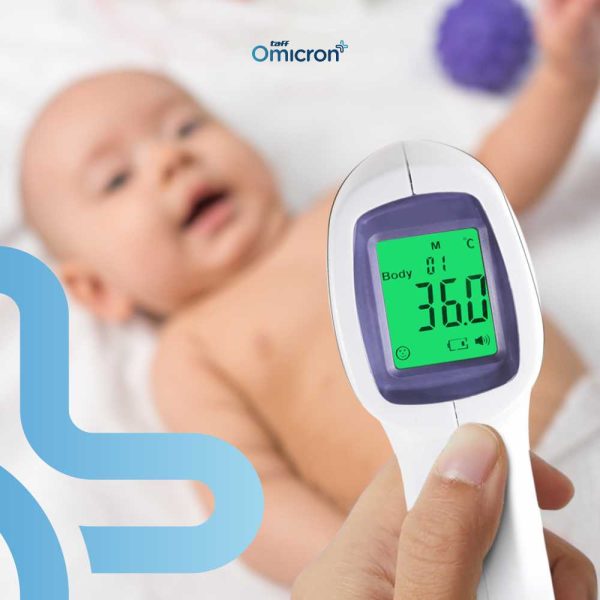 TaffOmicron Thermogun Thermometer Tembak Suhu Badan Infrared - AD801