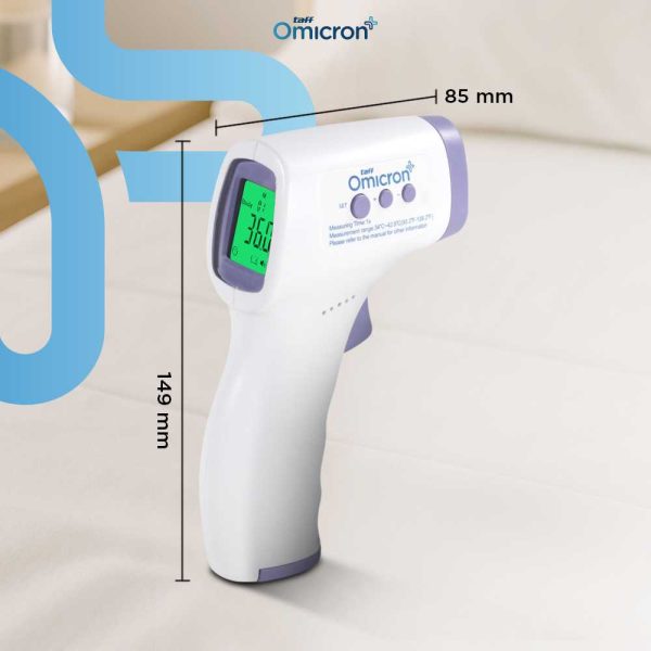 TaffOmicron Thermogun Thermometer Tembak Suhu Badan Infrared - AD801