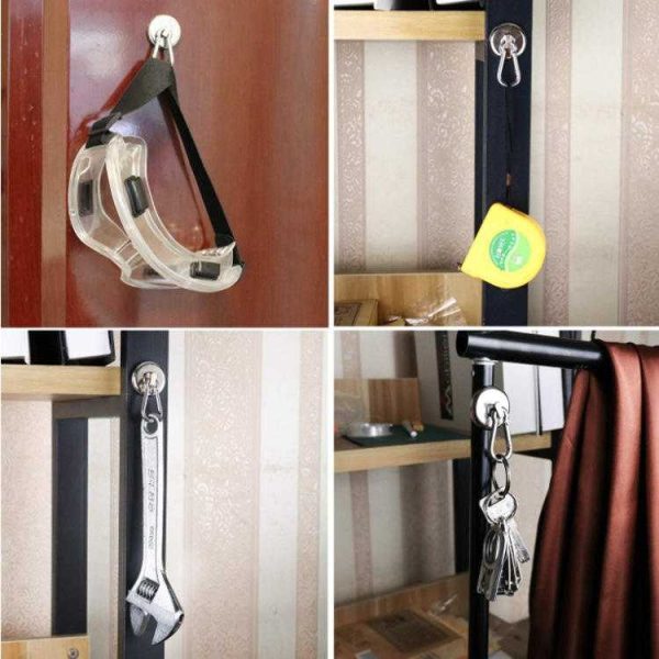 Taffware Magnet Gantungan Serbaguna Carabiner Hook Neodymium 12kg - L20