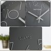 TaffHOME Jam Dinding Bulat Quartz Indoor Wall Clock Round Shape 29cm - MS30