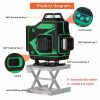Taffware Laser Level Self Leveling 4D 16 Lines 2400mAh with Remote - KK-36
