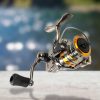 TaffSPORT Reel Pancing Mini Spinning Fishing Reel 4.3:1 Gear Ratio - MN100