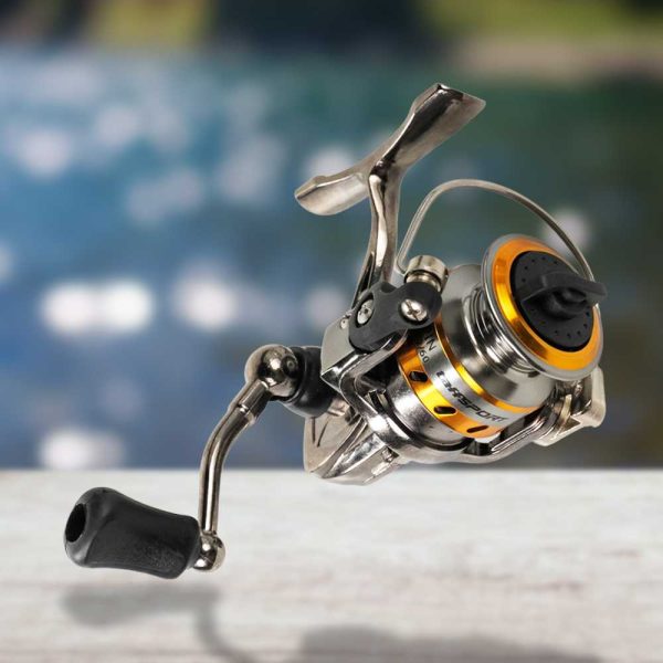 TaffSPORT Reel Pancing Mini Spinning Fishing Reel 4.3:1 Gear Ratio - MN100