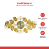 TaffHOME Jam Dinding Quartz Iron Luxury European Style 98cm - LZ4