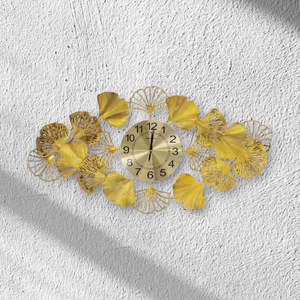 TaffHOME Jam Dinding Quartz Iron Luxury European Style 98cm - LZ4