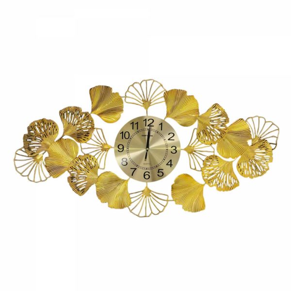 TaffHOME Jam Dinding Quartz Iron Luxury European Style 98cm - LZ4