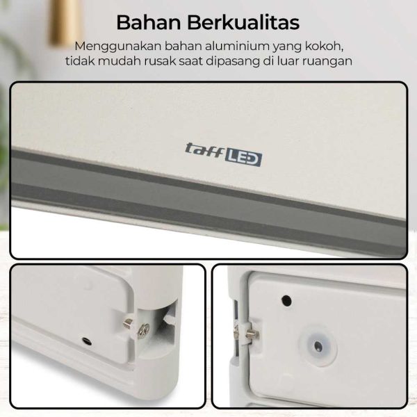 TaffLED Lampu Dinding Hias Outdoor LED Waterproof Warm White 12W - D313