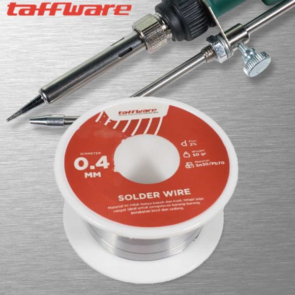 Taffware Kawat Timah Solder Sn30/Pb70 50gr