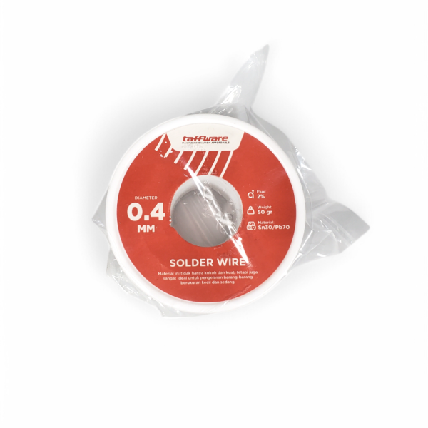 Taffware Kawat Timah Solder Sn30/Pb70 50gr