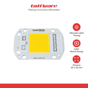 TaffLED Suide Chip LED COB Spotlight Warm White 3000K 220V 50W - F6040