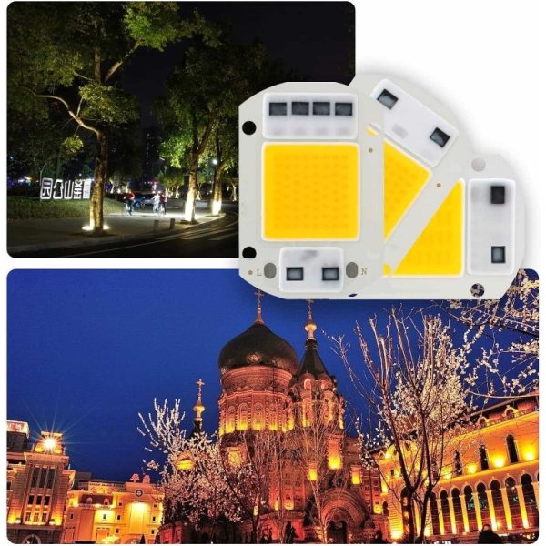 TaffLED Suide Chip LED COB Spotlight Warm White 3000K 220V 50W - F6040