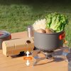 TaffSPORT Kompor Gas Portable Foldable Stove Windproof Adjustable 26cm - OG-26