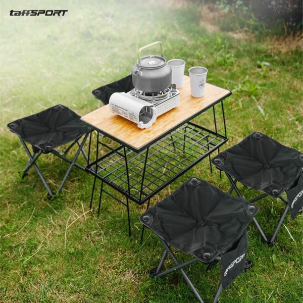 TaffSPORT Kursi Lipat Outdoor Mancing Camping Portable 32 x 32 x 34cm - A149