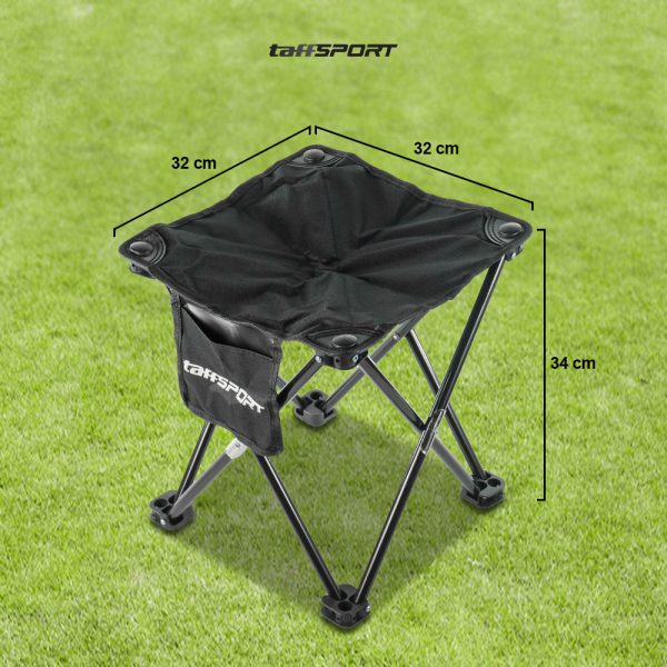 TaffSPORT Kursi Lipat Outdoor Mancing Camping Portable 32 x 32 x 34cm - A149