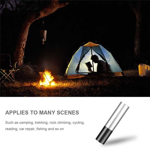 TaffLED Senter LED Mini Flashlight USB Rechargeable Aluminium Body XPE - 3187