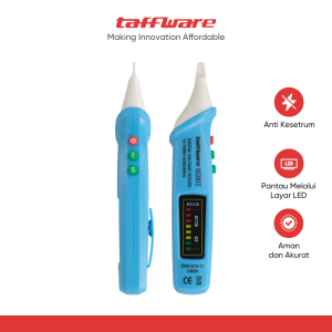 Taffware Tespen Tester Non Contact AC Voltage Detector 12V-1000V - VC1017