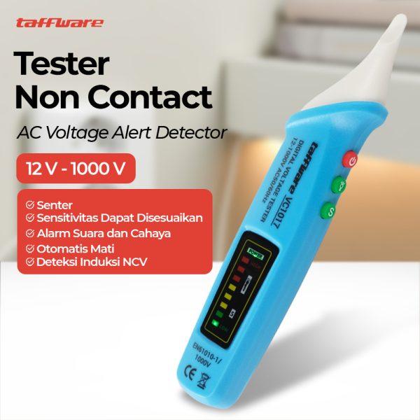 Taffware Tespen Tester Non Contact AC Voltage Detector 12V-1000V - VC1017