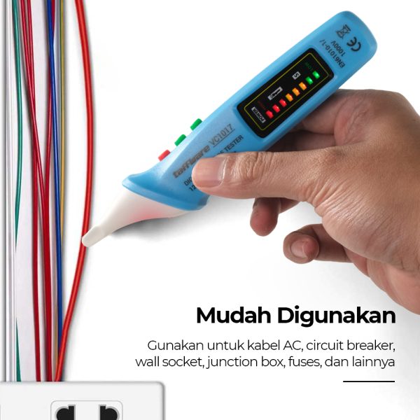Taffware Tespen Tester Non Contact AC Voltage Detector 12V-1000V - VC1017