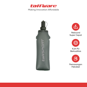 TaffSPORT Botol Minum Soft Flask Foldable Sport Water BPA Free 500ml - YF-50 - Gray