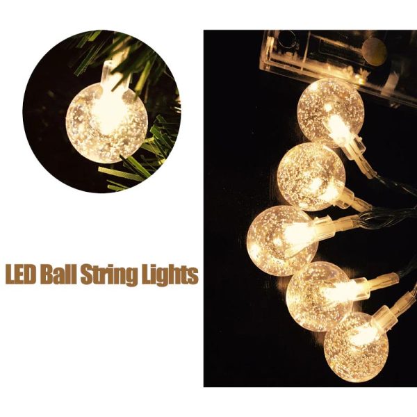 TaffLED Lampu Hias String Lights Cherry Ball Fairy Warm White 5M - LY20W