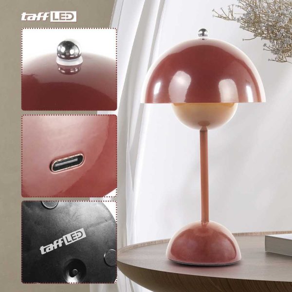 TaffLED Lampu Meja Hias LED Dimmable Modern Mushroom 3 Color 3W - LM39