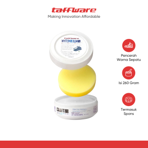 Taffware Krim Pemutih Pembersih Sepatu Sneakers 260g with Spons - Q220